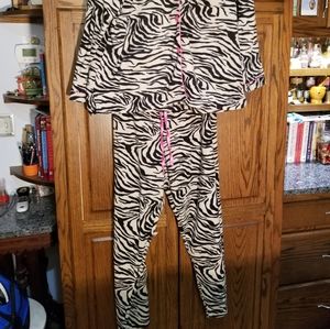 2x pajamas set Zebra print
